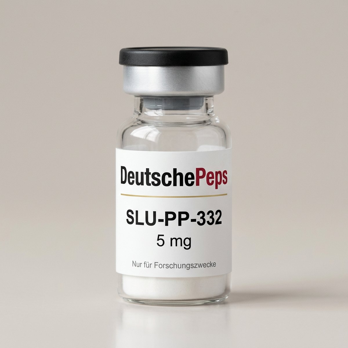 SLU-PP-332 5 mg — Vial mit lyophilisiertem Forschungspeptid (Symbolbild)